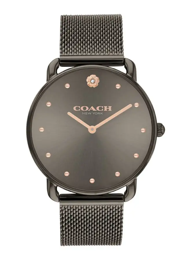 COACH Women's Analog Round Shape Stainless Steel Wrist Watch 14504210 - 36 Mm