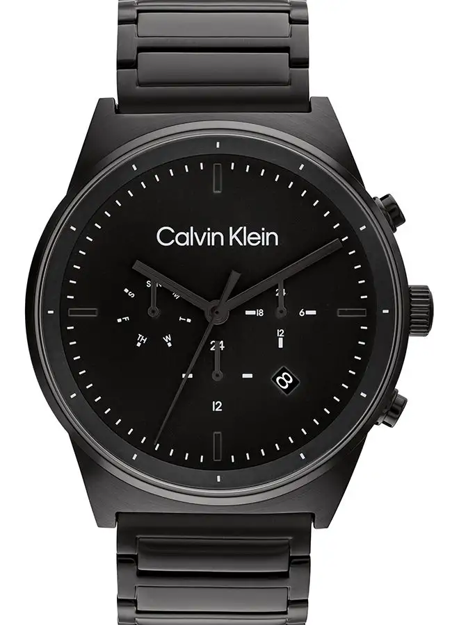 CALVIN KLEIN Men's Analog Round Shape Stainless Steel Wrist Watch 25200295 - 44 Mm