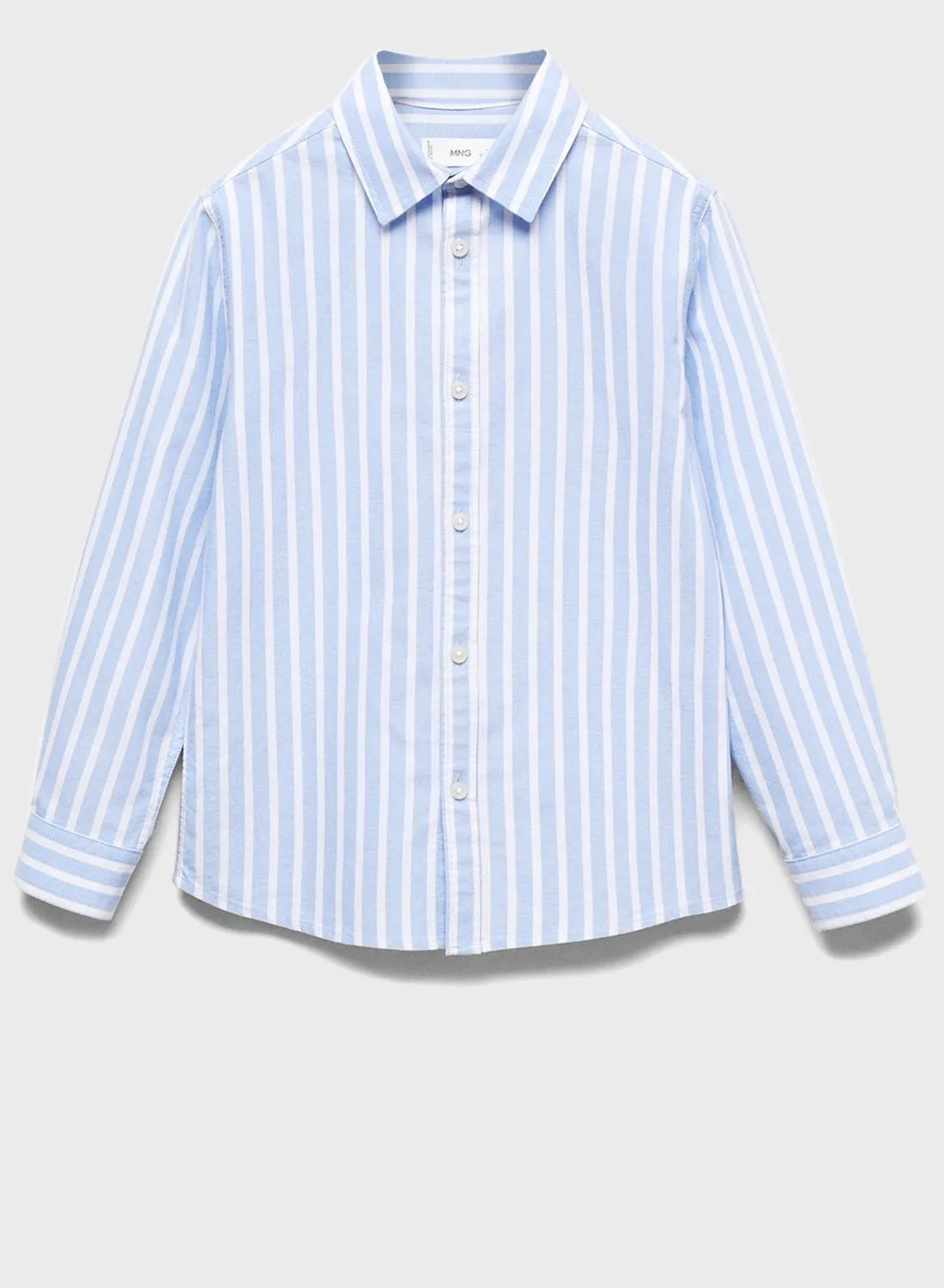 MANGO Kids Striped Shirt