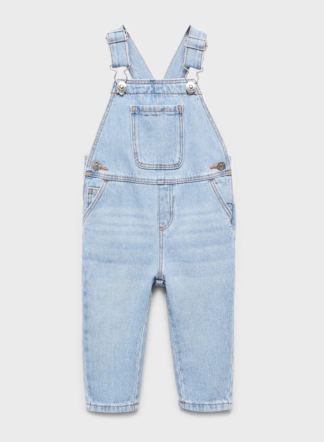 MANGO Infant Pocket Detail Dungarees