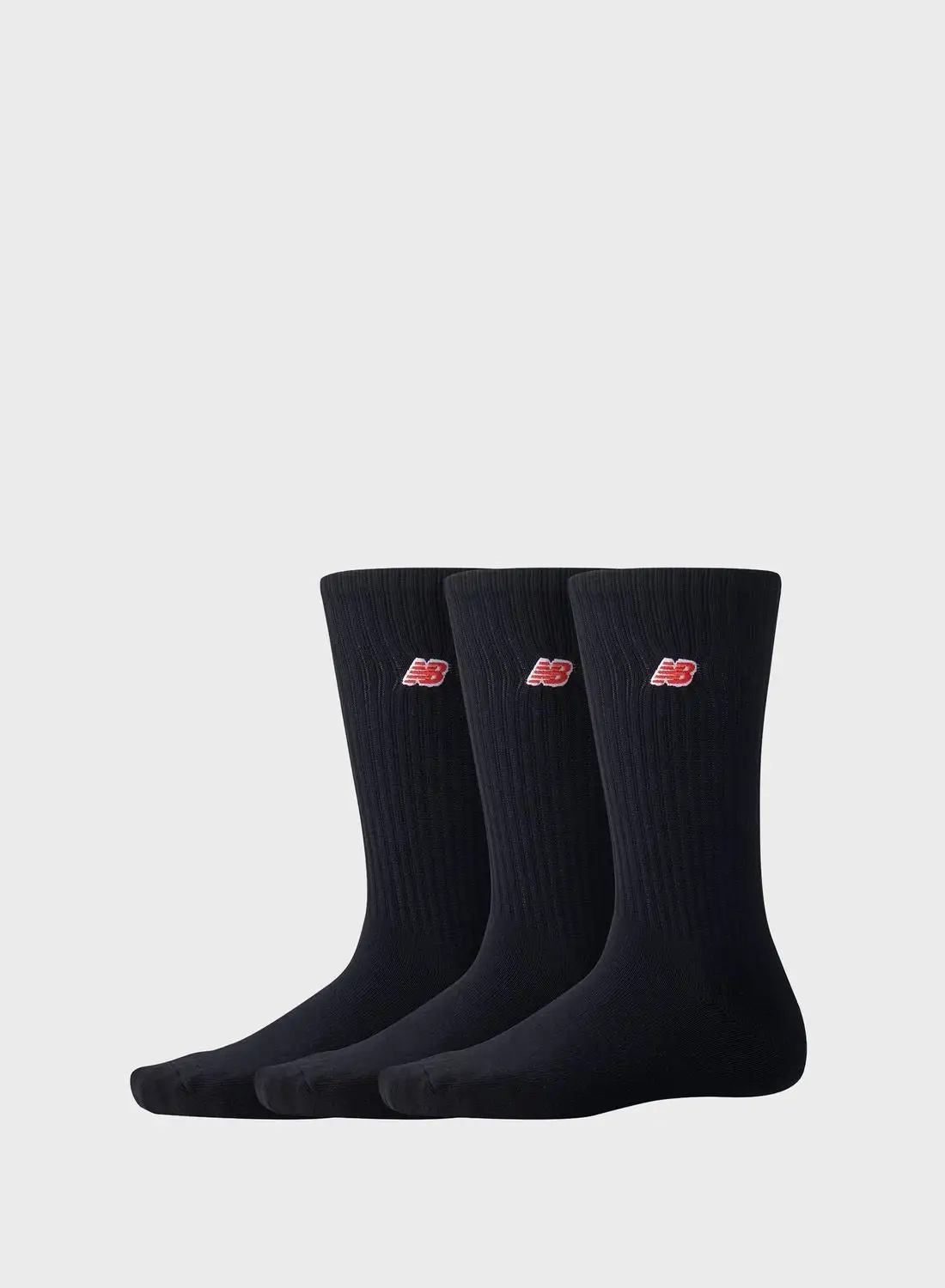 New Balance 3 Pack Logo Crew Socks