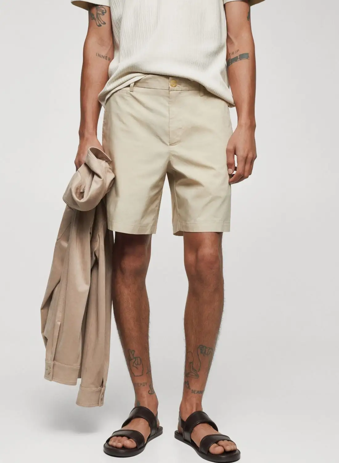 Mango Man Essential Chino Shorts