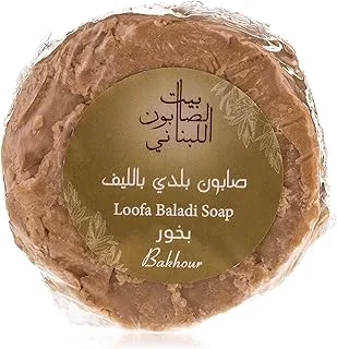 Bayt Al Saboun Al Loubnani Bakhour Woody Loofah Soap - 300 Gm