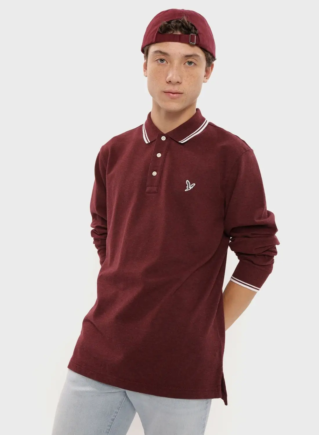 American Eagle Logo Polo T-Shirt