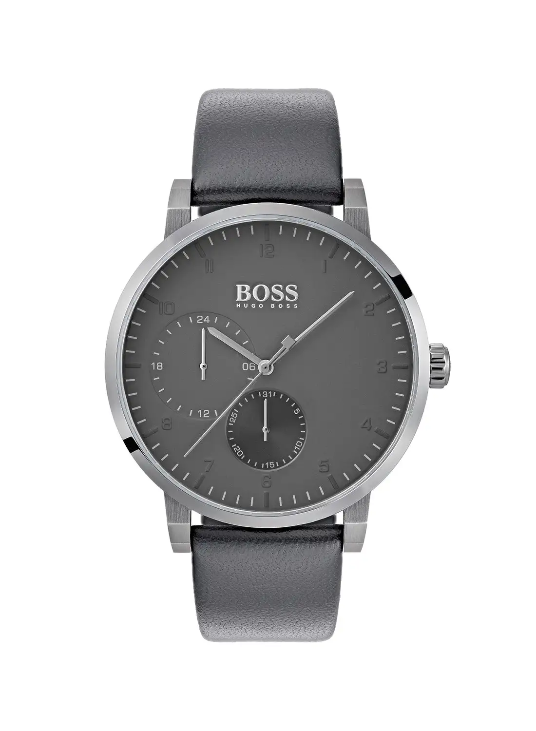 HUGO BOSS Men's Leather Wrist Watch 1513595