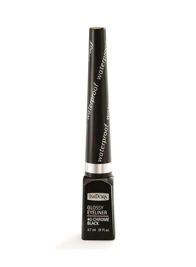 ISADORA Glossy Eyeliner 40 Chrome Black