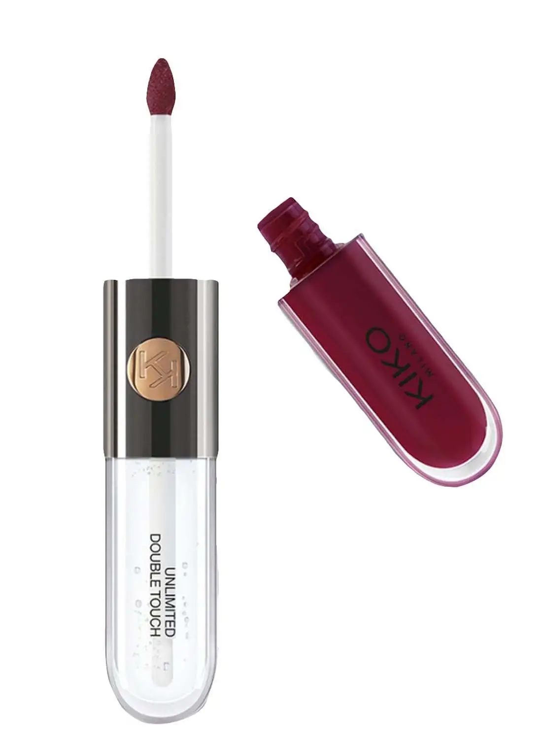 KIKO MILANO Long Lasting Double Touch Liquid Matte Lipstick 122 Maroon