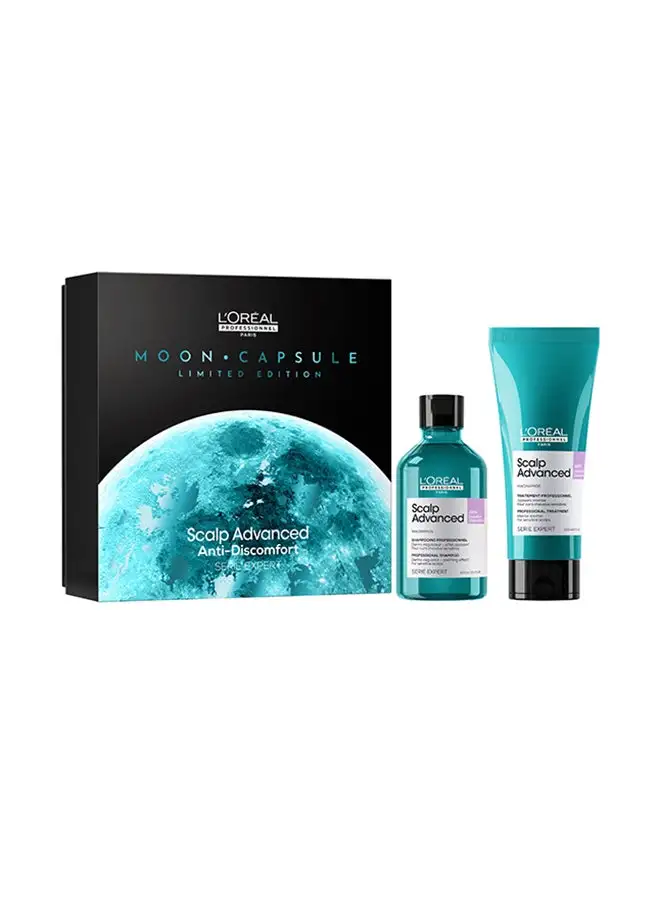 L'Oréal Professionnel Scalp Advanced Moon Capsule Duo Gift Set For Sensitive Scalp 500ml