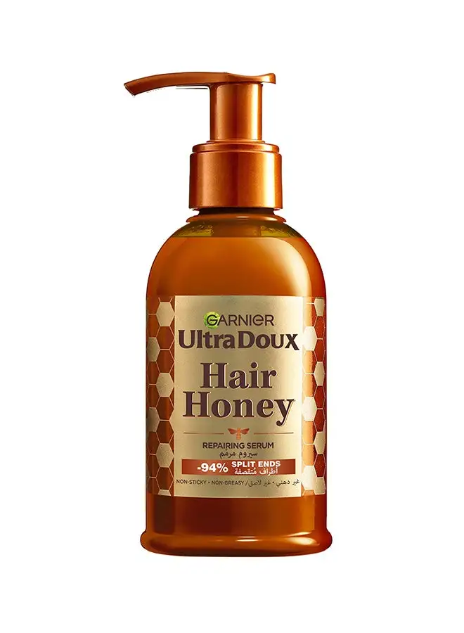 Garnier Ultra Doux Honey Treasures Repairing Serum For Damaged Hair And Split Ends With Heat Protection 115ml