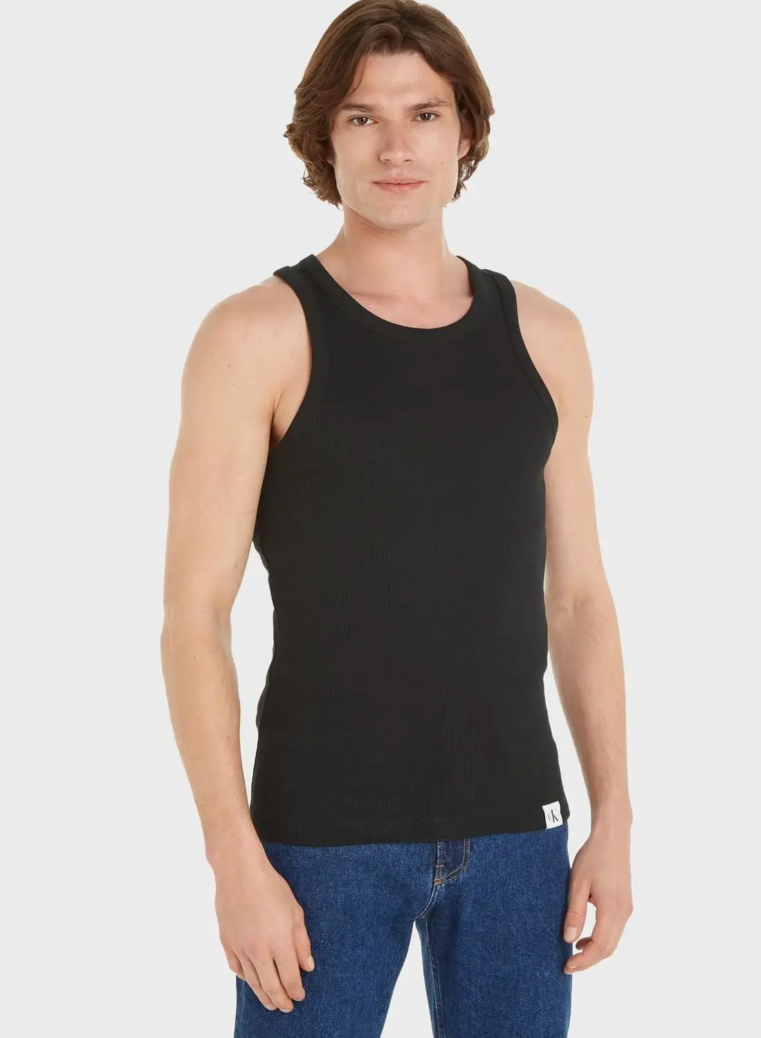 Calvin Klein Jeans Logo Crew Neck Vest