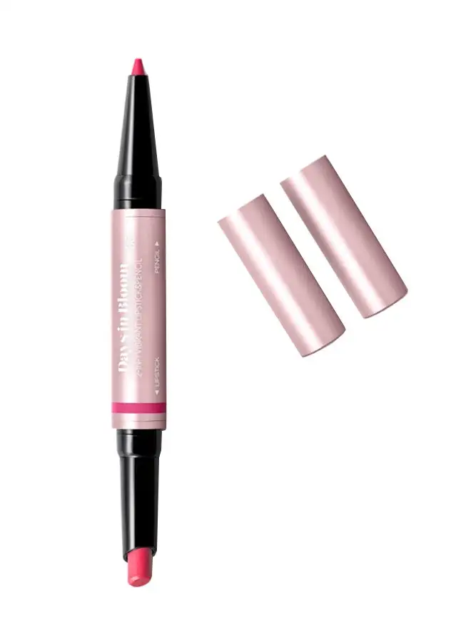 KIKO MILANO Days In Bloom 2-In-1 Vibrant Lipstick And Pencil 06 Pink life