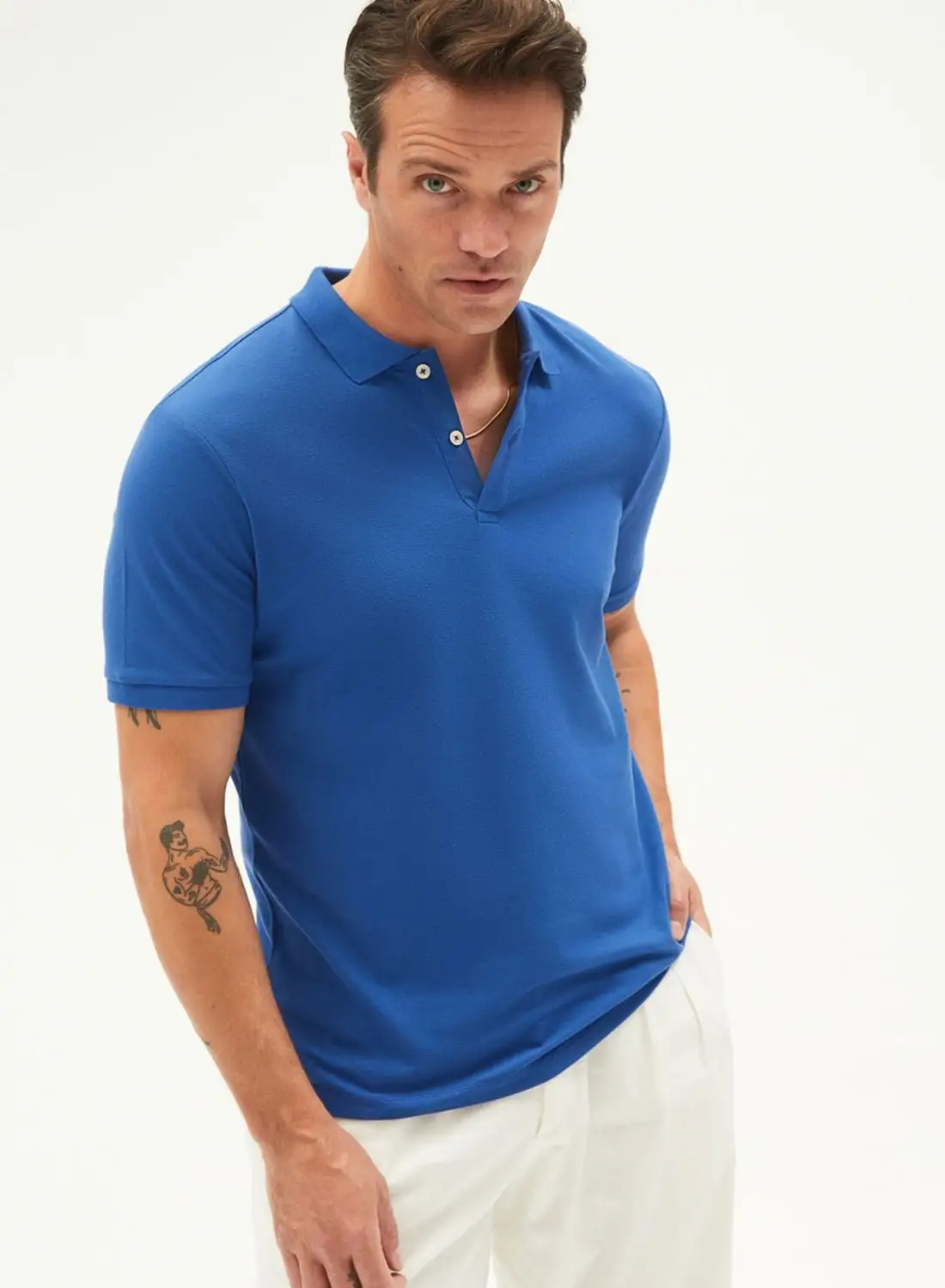 JUNE Essential Regular Fit Polo T-Shirt