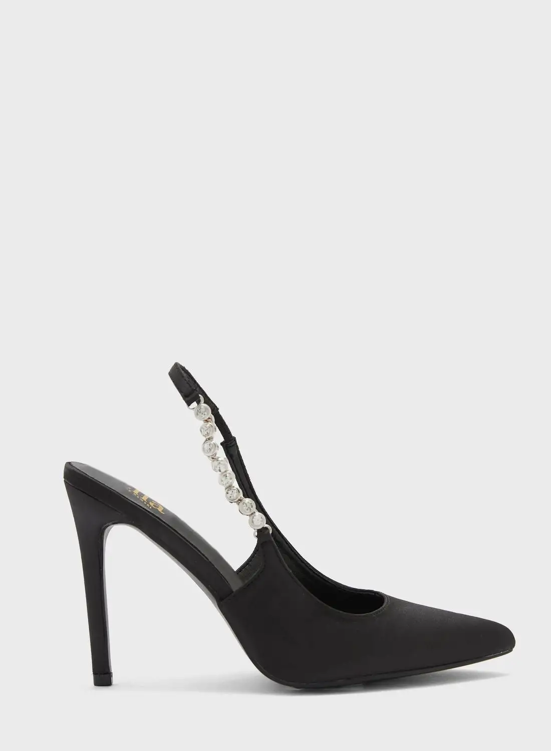 ELLA Jewel-Link Slingback Stiletto Pumps