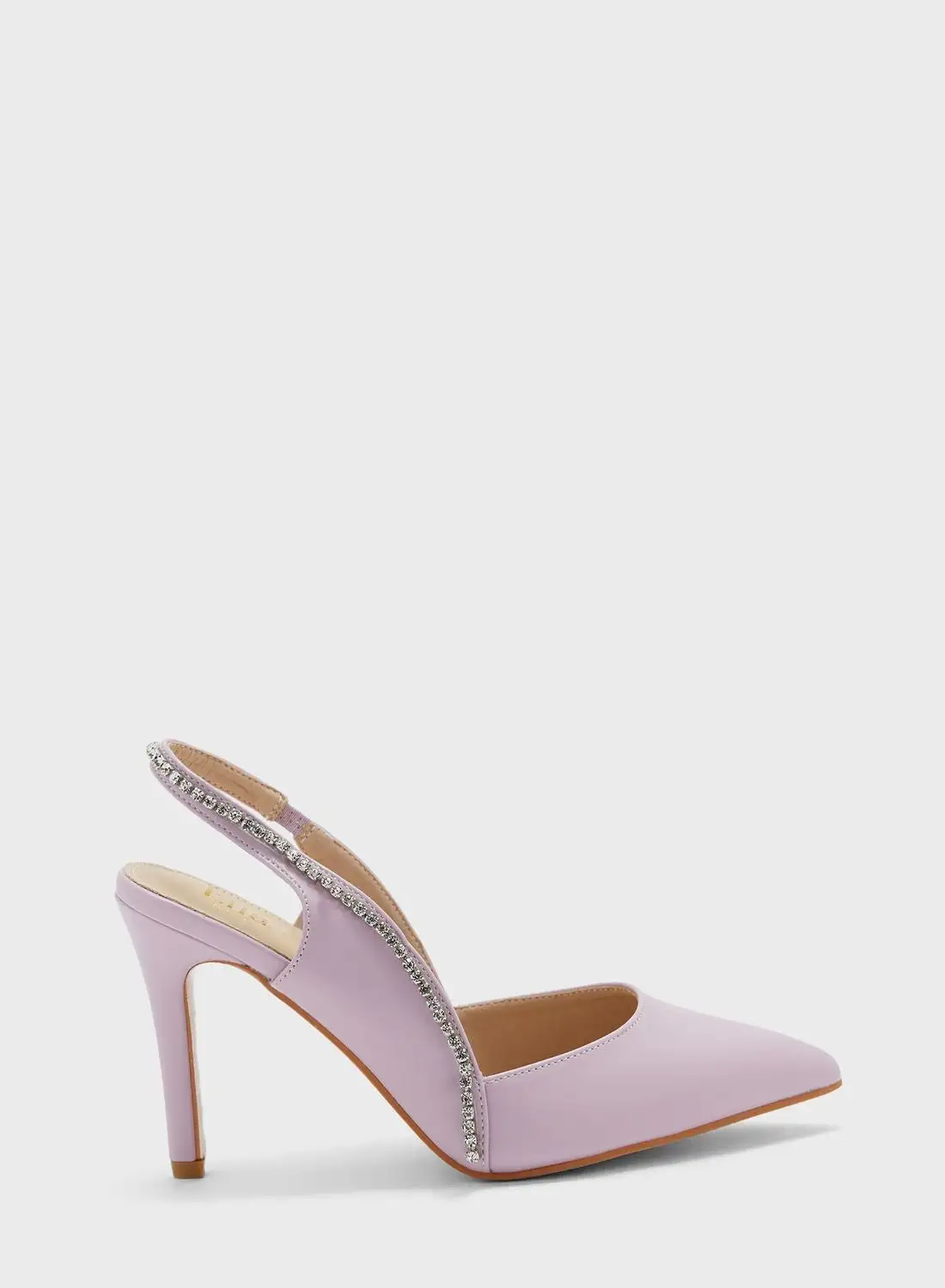 Ella Limited Edition Diamante Edge Slingback Pointed Pump