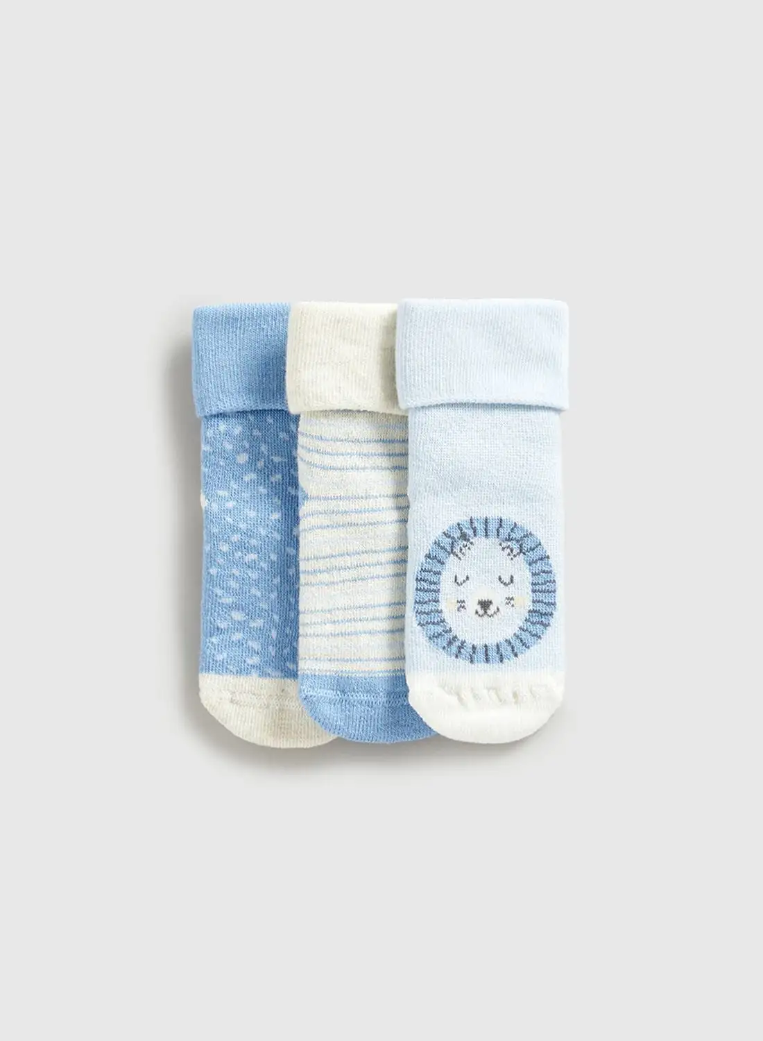 mothercare Infant 3 Pack Assorted Socks