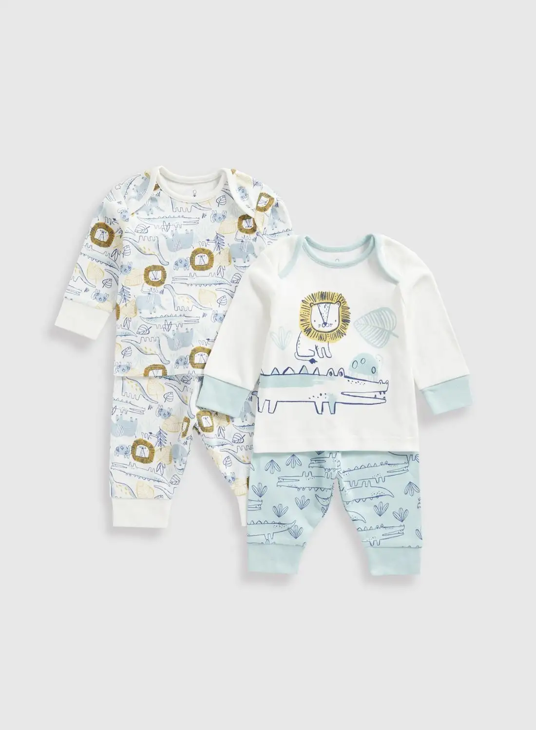 mothercare Infant 2 Pack Assorted Sweatshirt & Sweatpants Set