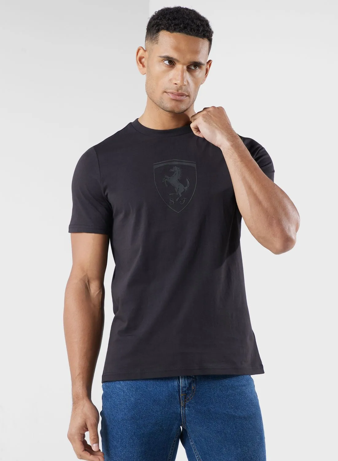 PUMA Ferrari Race Big Shield Tonal T-Shirt