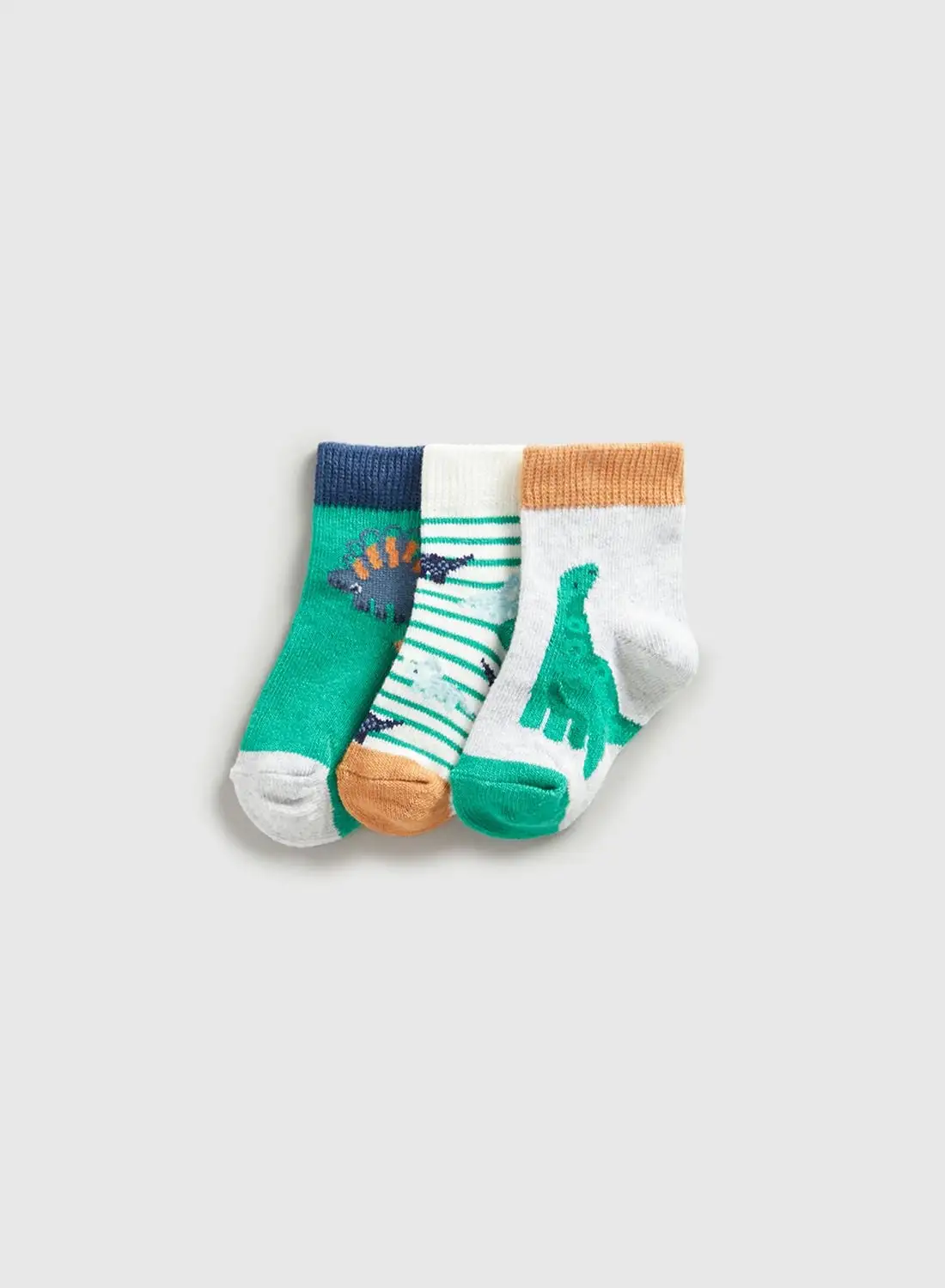 mothercare Infant 3 Pack Assorted Socks