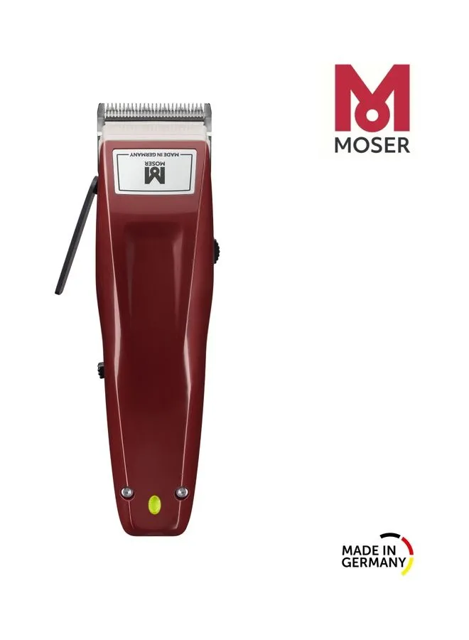 MOSER 1400 Cordless Professional Cordless Clipper  for Hair & Beard Burgundy