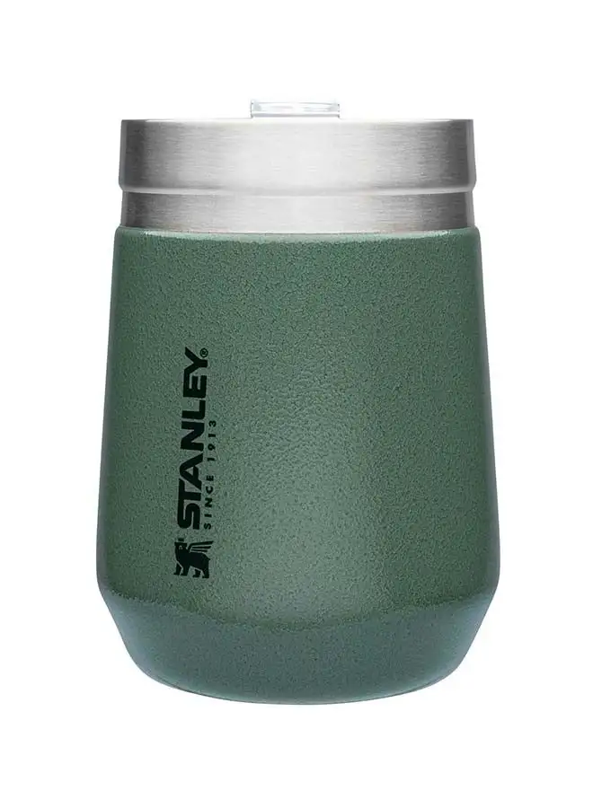 Stanley Stainless Steel GO Tumbler H.Green, 10oz Stainless Steel Vacuum Insulated Wine Tumbler, 5 Hours Cold, 1.5 Hours Hot, and 20 Hours Iced