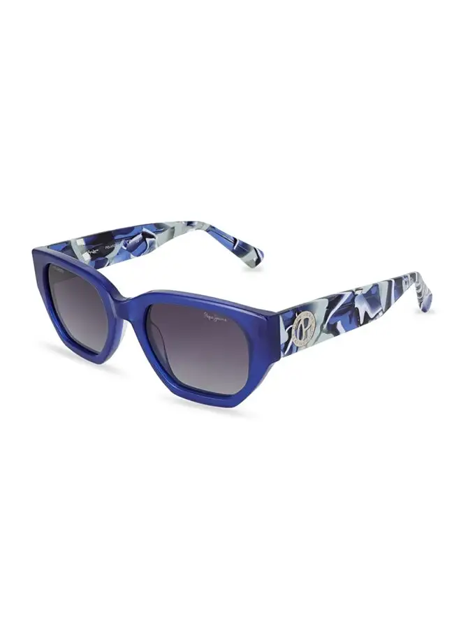 Pepe Jeans Men's Rectangular Sunglasses - PJ7411 - Lens Size: 52 Mm