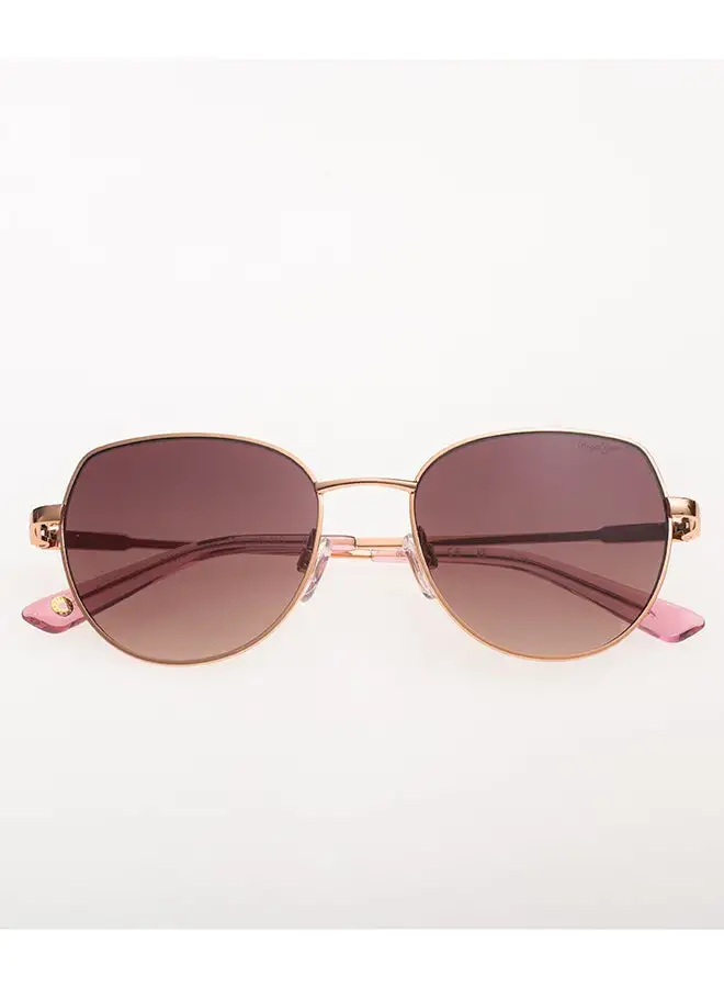 Pepe Jeans Women's Cat Eye Sunglasses - PJ5197 - Lens Size: 52 Mm