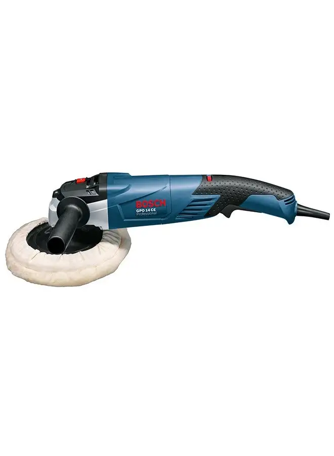 BOSCH Bosch Professional Polisher GPO 14 CE, 1400 watt motor with soft start for low-fatigue polishing of large surfaces | Model: 0601389073 with 1 year warranty