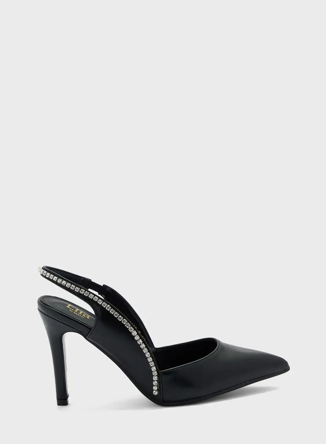 Ella Limited Edition Diamante Edge Slingback Pointed Pump