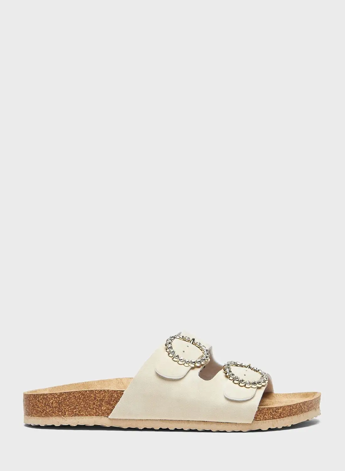 shoexpress Double Strap Flat Sandals