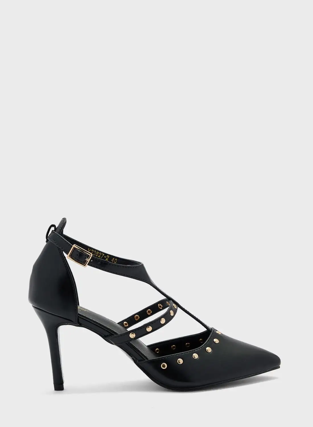 Ginger Stud Detail Ankle Strap Pump