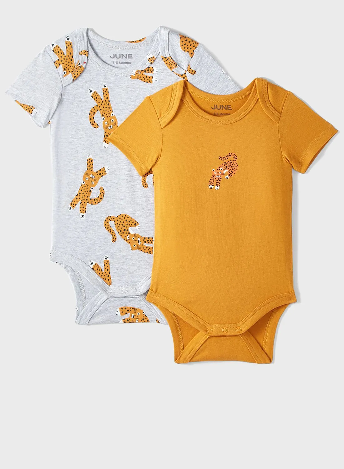 JUNE Infant 2 Pack Assorted Bodysuit