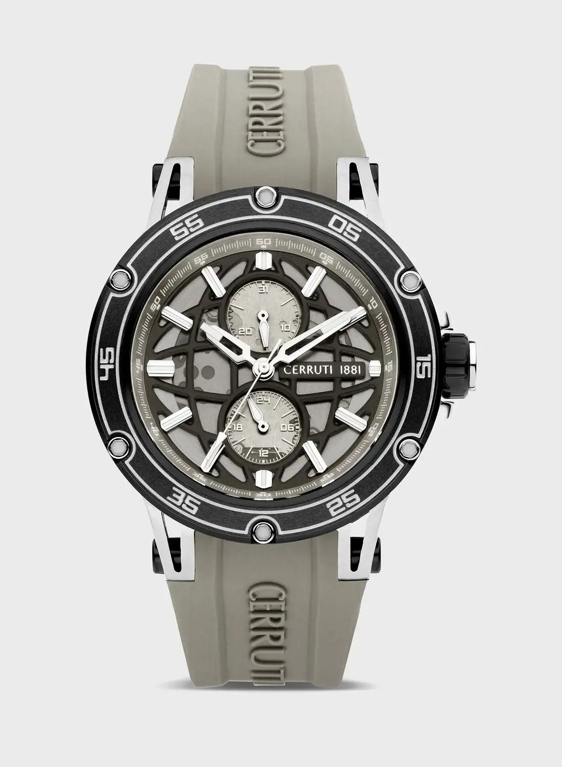 CERRUTI 1881 Lucardo Silicone Strap
  Analog Watch.