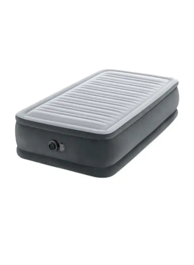 INTEX Dura Beam Plus Series Mid-Rise Comfort Air Mattress With Fast Fill Usb Pump