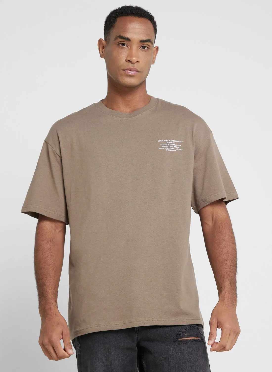 JACK & JONES Logo Crew Neck T-Shirt