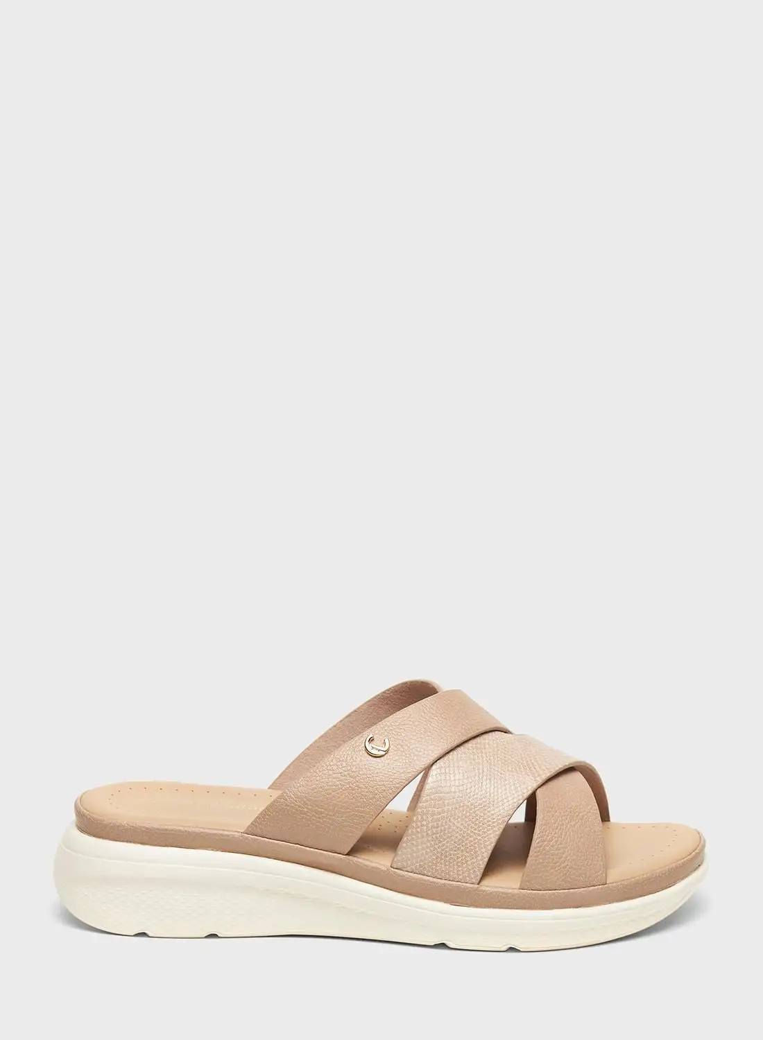 Le Confort Multi Strap Wedge Sandals