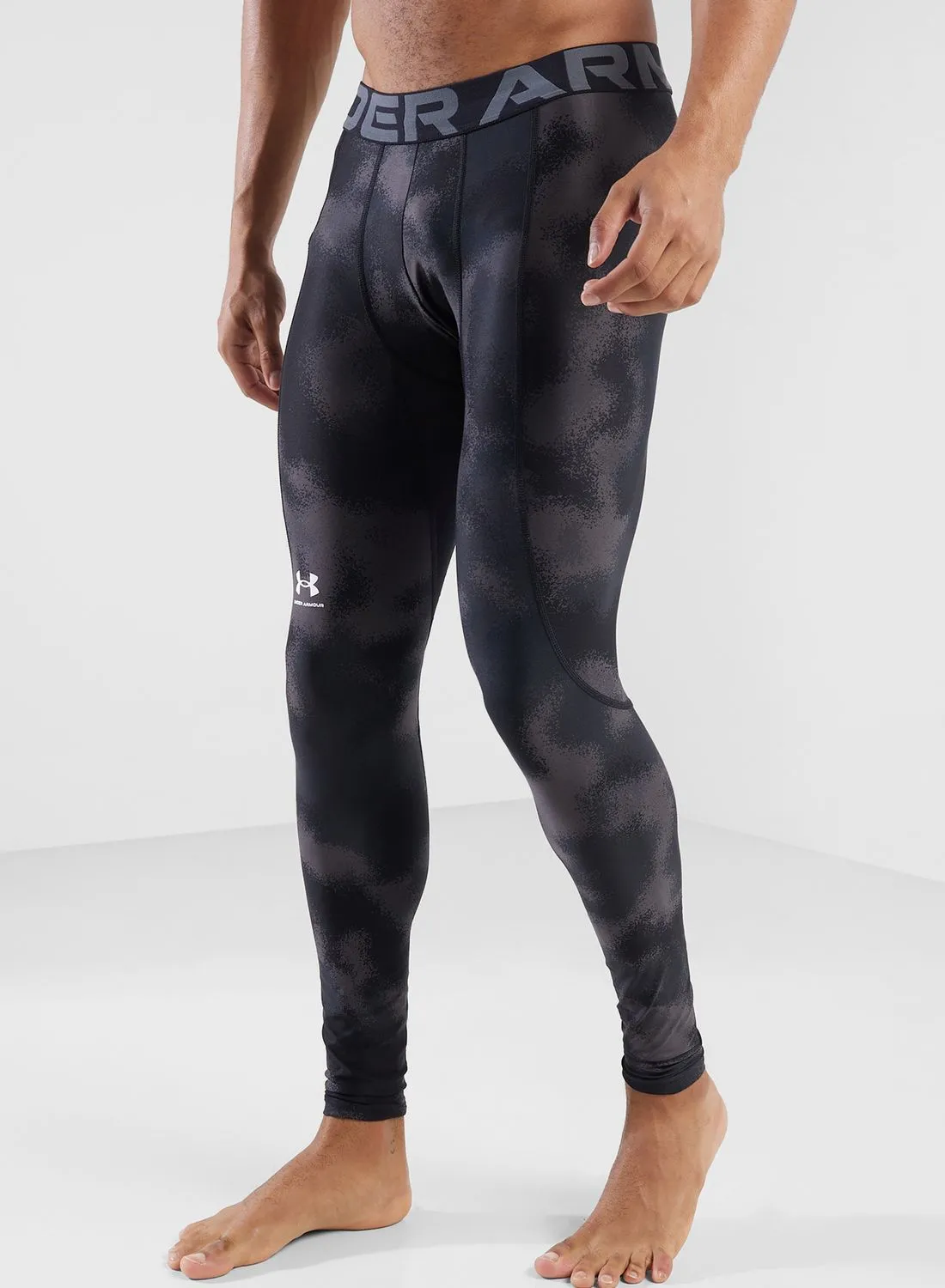 UNDER ARMOUR HeatGear Armour Printed Compression Leggings