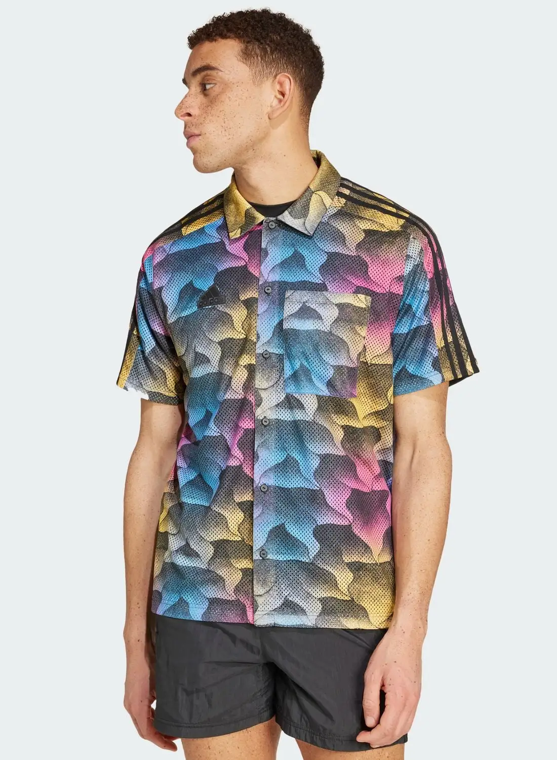 Adidas Tiro All Over Printed Mesh Shirt