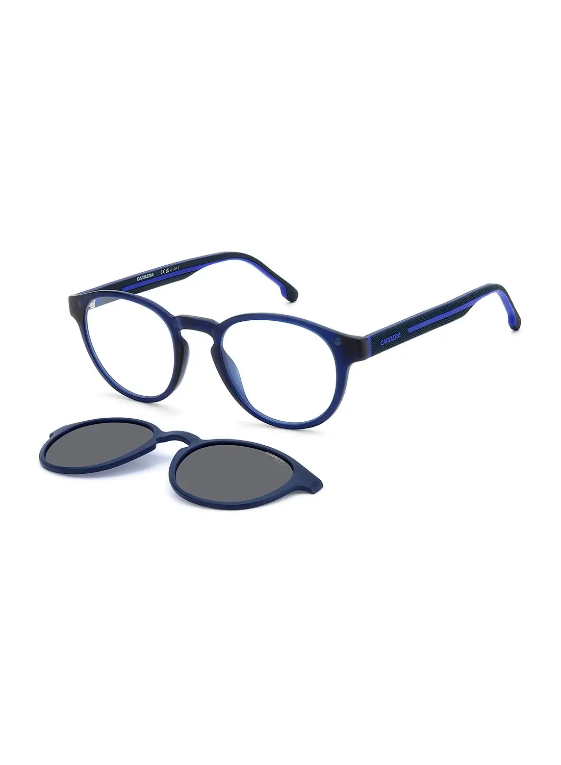 Carrera Men's Polarized Oval Sunglasses - Ca 8066/Cs Blue Millimeter - Lens Size: 50 Mm