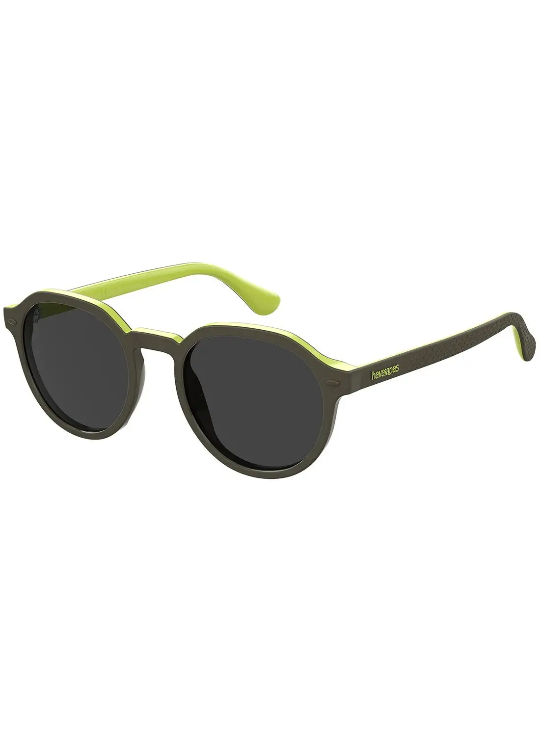 havaianas Unisex UV Protection Round Sunglasses - Ubatuba Green Millimeter - Lens Size: 51 Mm