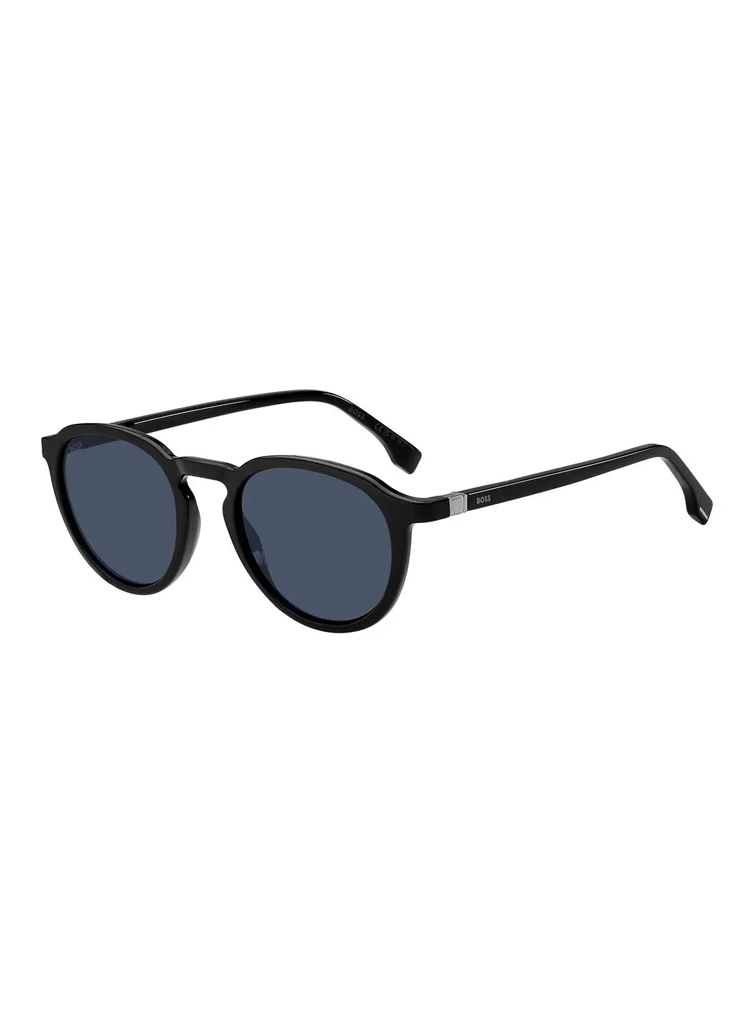 HUGO BOSS Men's UV Protection Oval Sunglasses - Boss 1491/S Black Millimeter - Lens Size: 51 Mm