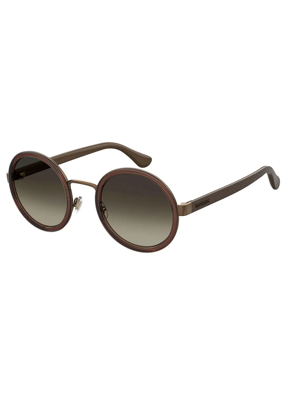 havaianas Women's UV Protection Round Sunglasses - Balneario Brown Millimeter - Lens Size: 51 Mm