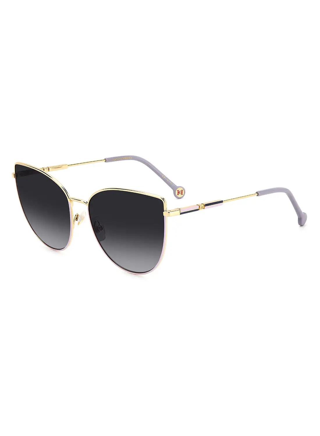 CAROLINA HERRERA Women's UV Protection Cat Eye Sunglasses - Her 0138/S Gold Millimeter - Lens Size: 59 Mm