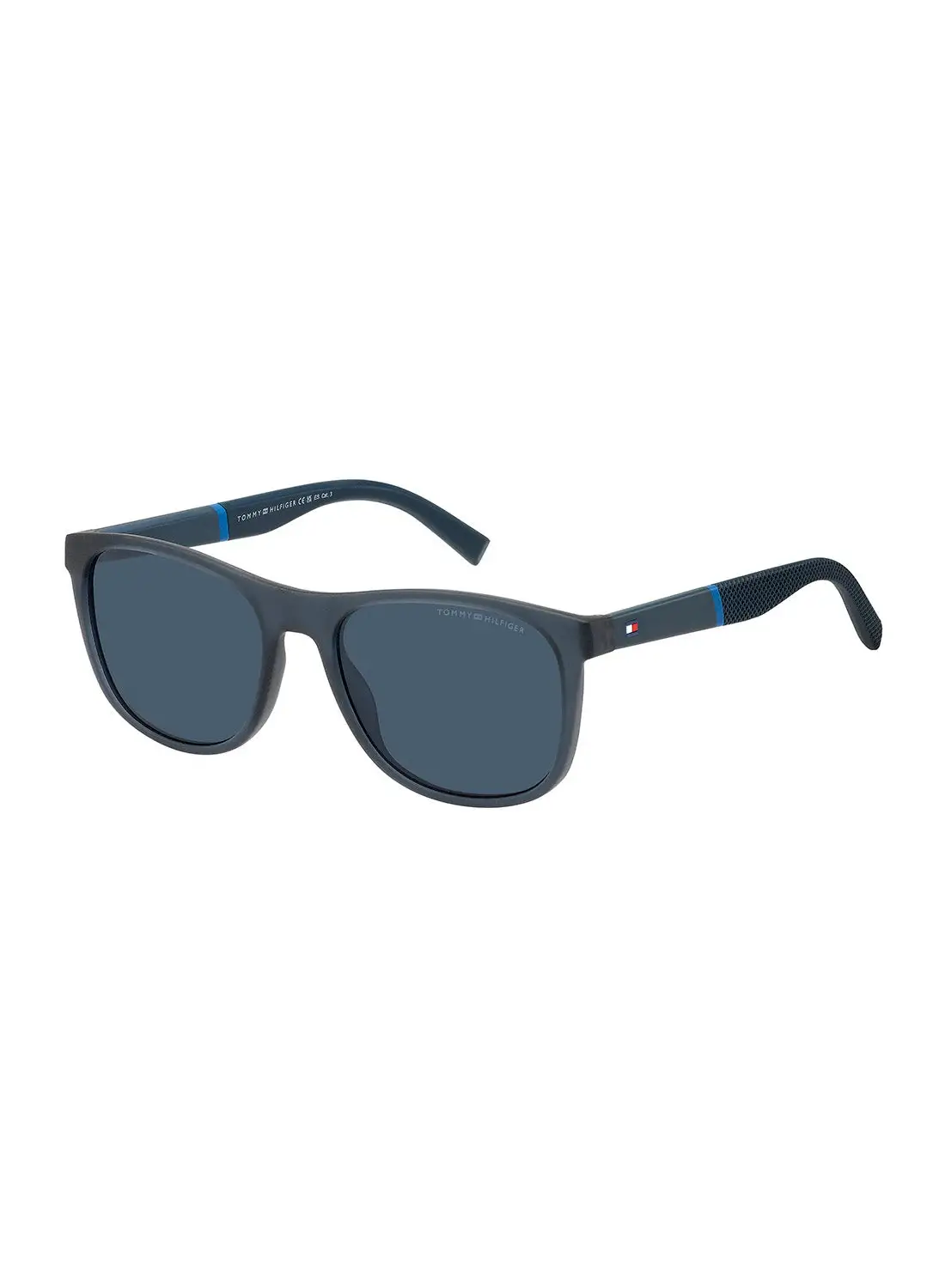 TOMMY HILFIGER Men's UV Protection Rectangular Sunglasses - Th 2042/S Blue Millimeter - Lens Size: 54 Mm