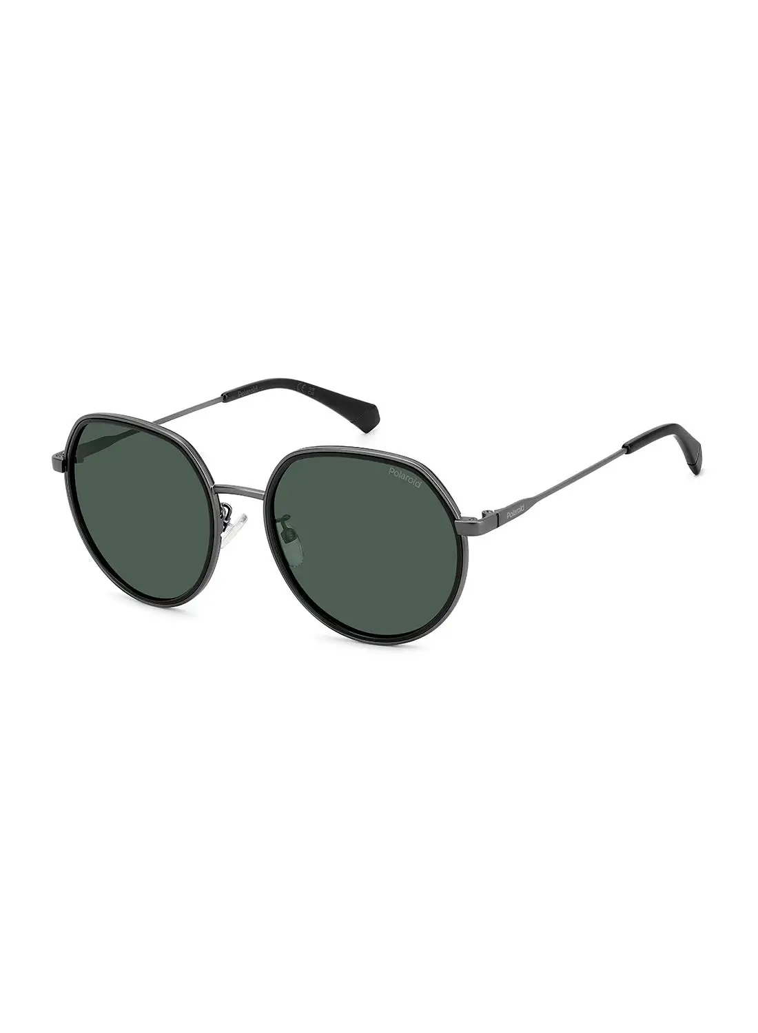 Polaroid Unisex Polarized Oval Sunglasses - Pld 4160/G/S/X Grey Millimeter - Lens Size: 55 Mm