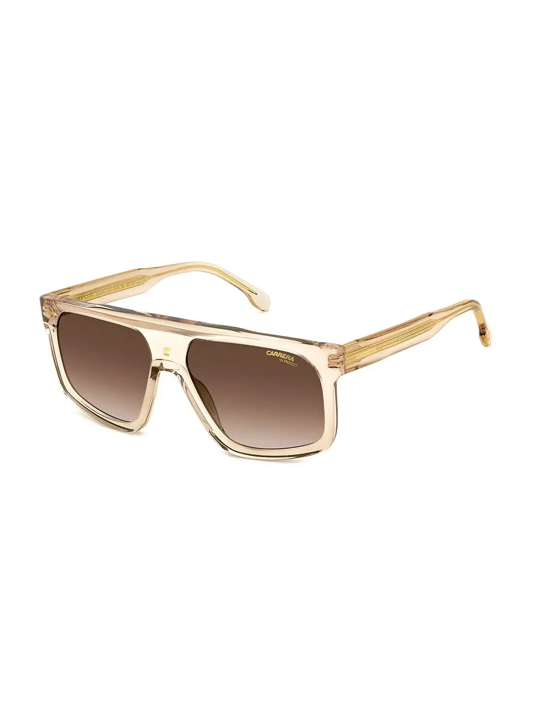 Carrera Unisex UV Protection Rectangular Sunglasses - Carrera 1061/S Beige Millimeter - Lens Size: 59 Mm