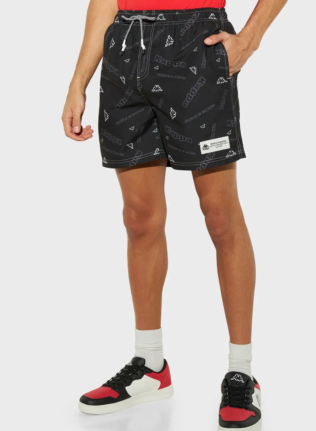 Kappa All-Over Print Shorts