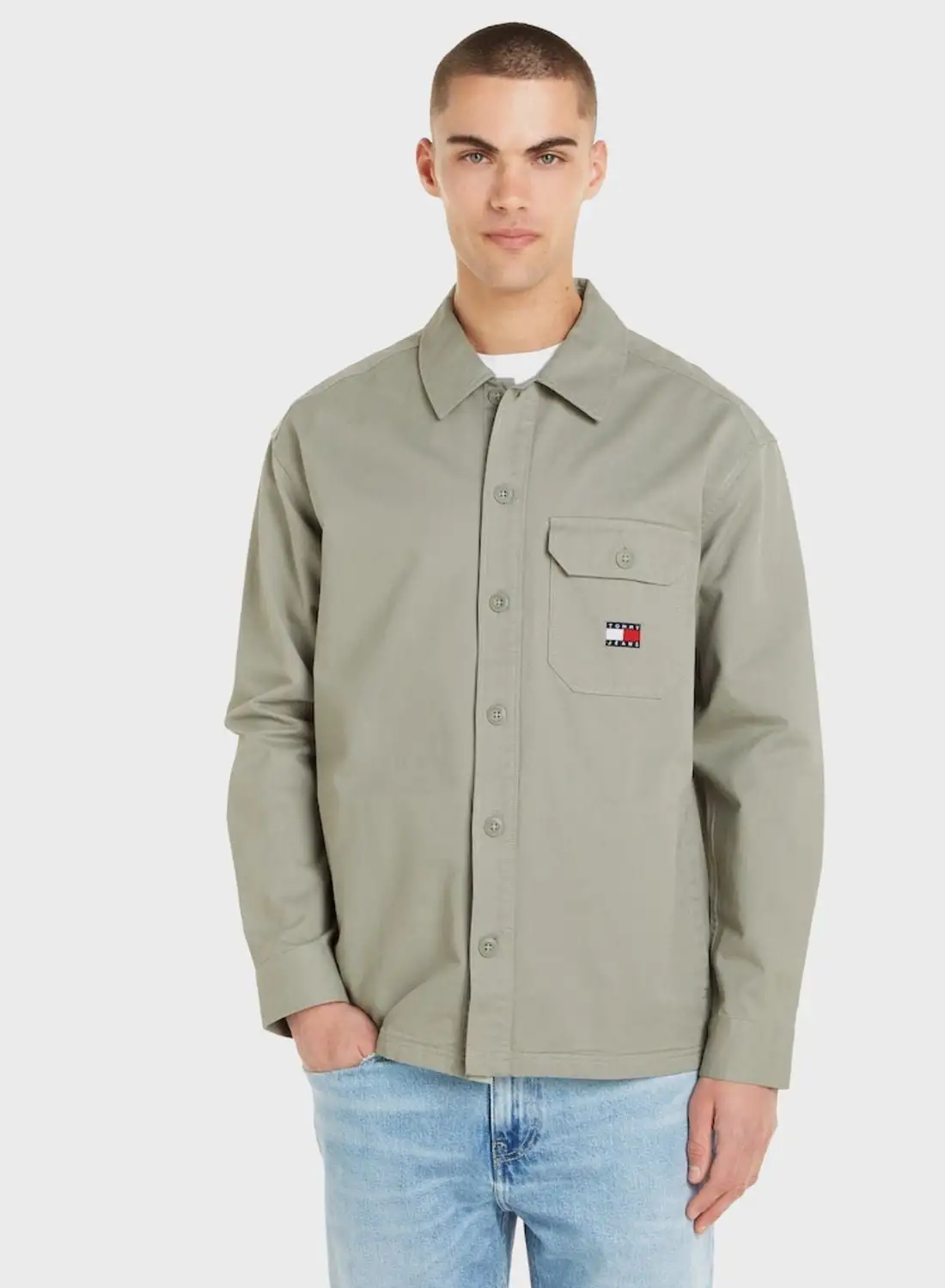 TOMMY JEANS Logo Regular Fit Shirt