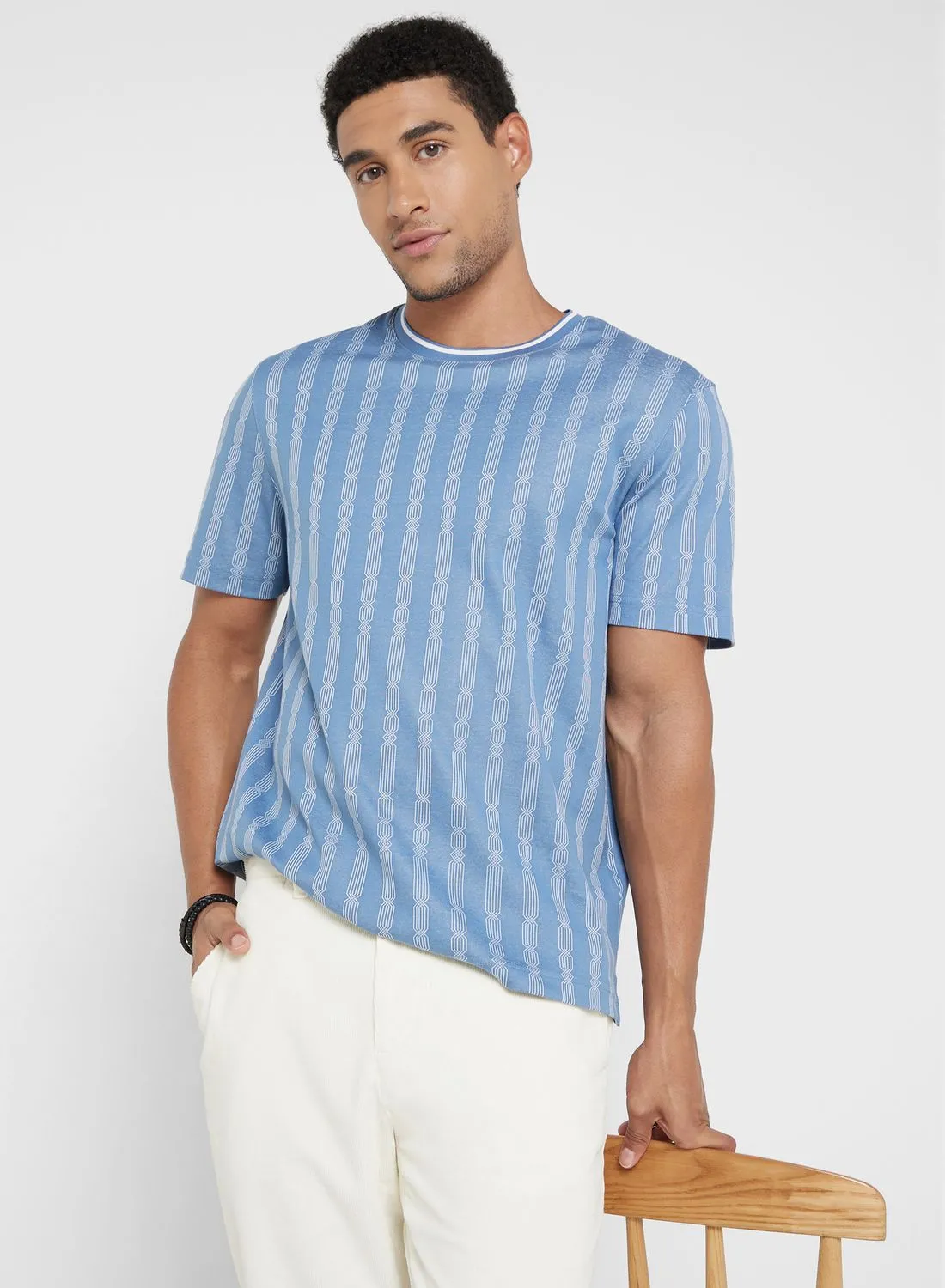 Ted Baker Estat Strip Crew Neck T-Shirt