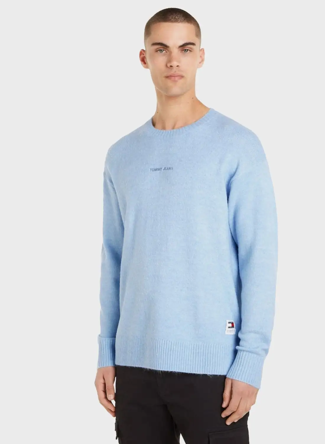 TOMMY JEANS Logo Crew Neck Sweater