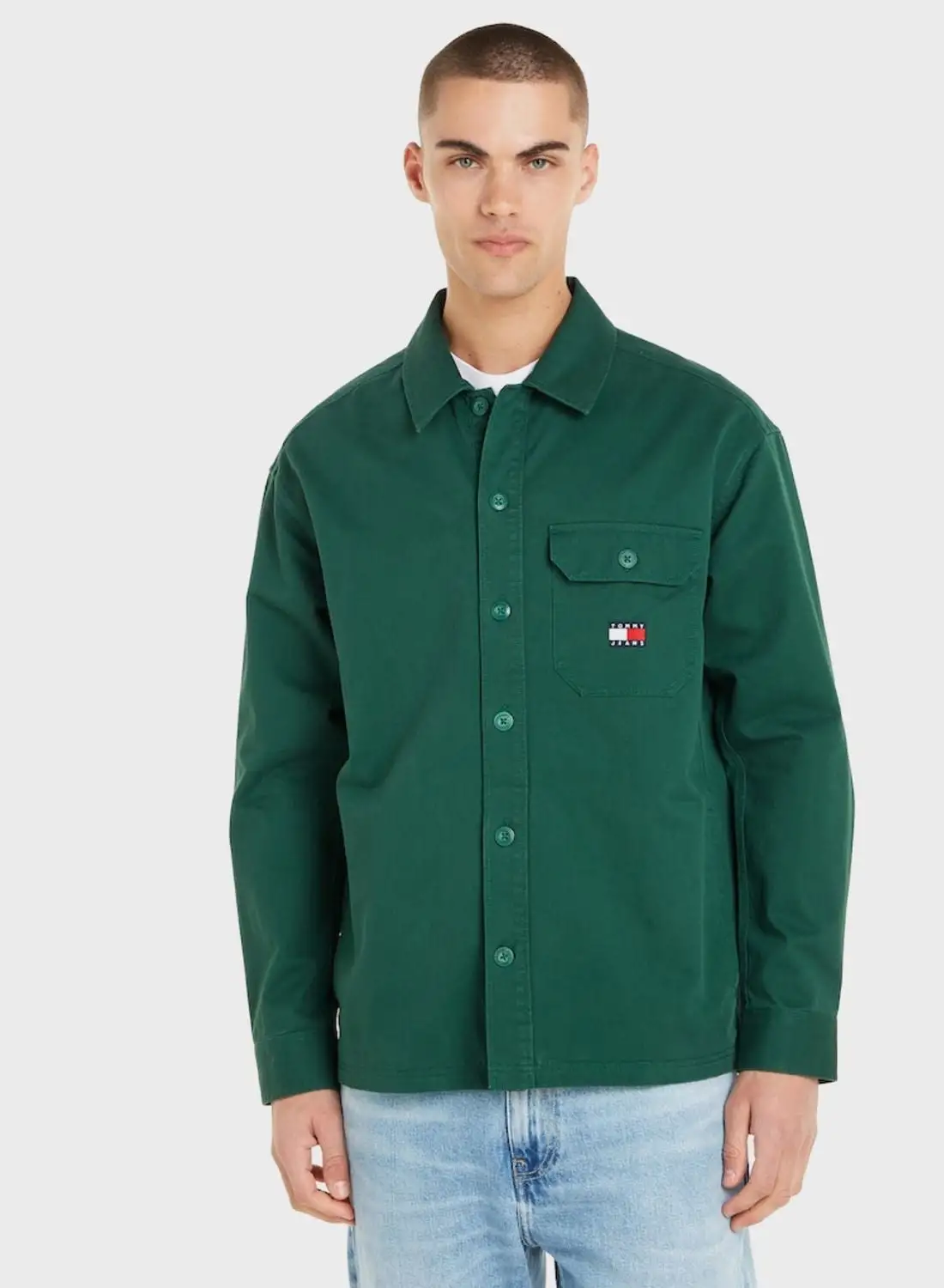 TOMMY JEANS Logo Regular Fit Shirt